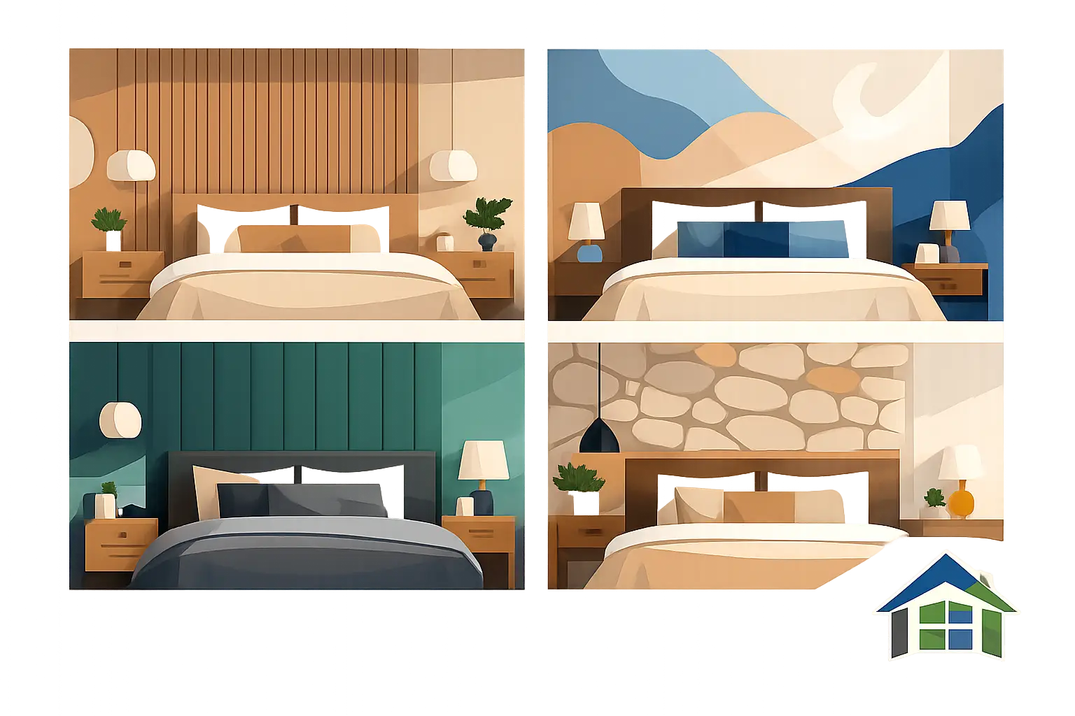 12 Feature Wall Ideas for Bedrooms