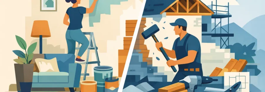 Redecorate or Renovate a House? Choose Well