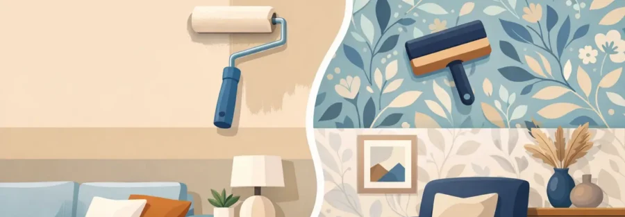 Painted Walls or Wallpaper: Which Suits Your Home?