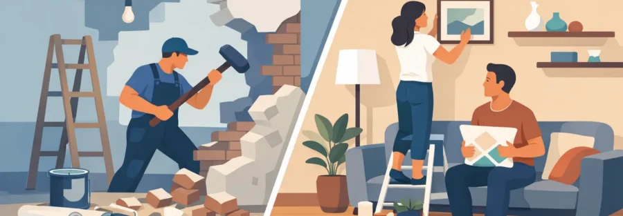 Should You Choose Renovation or Redecoration?