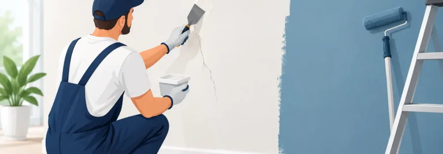 Can Decorators Repair Cracks Before Painting?