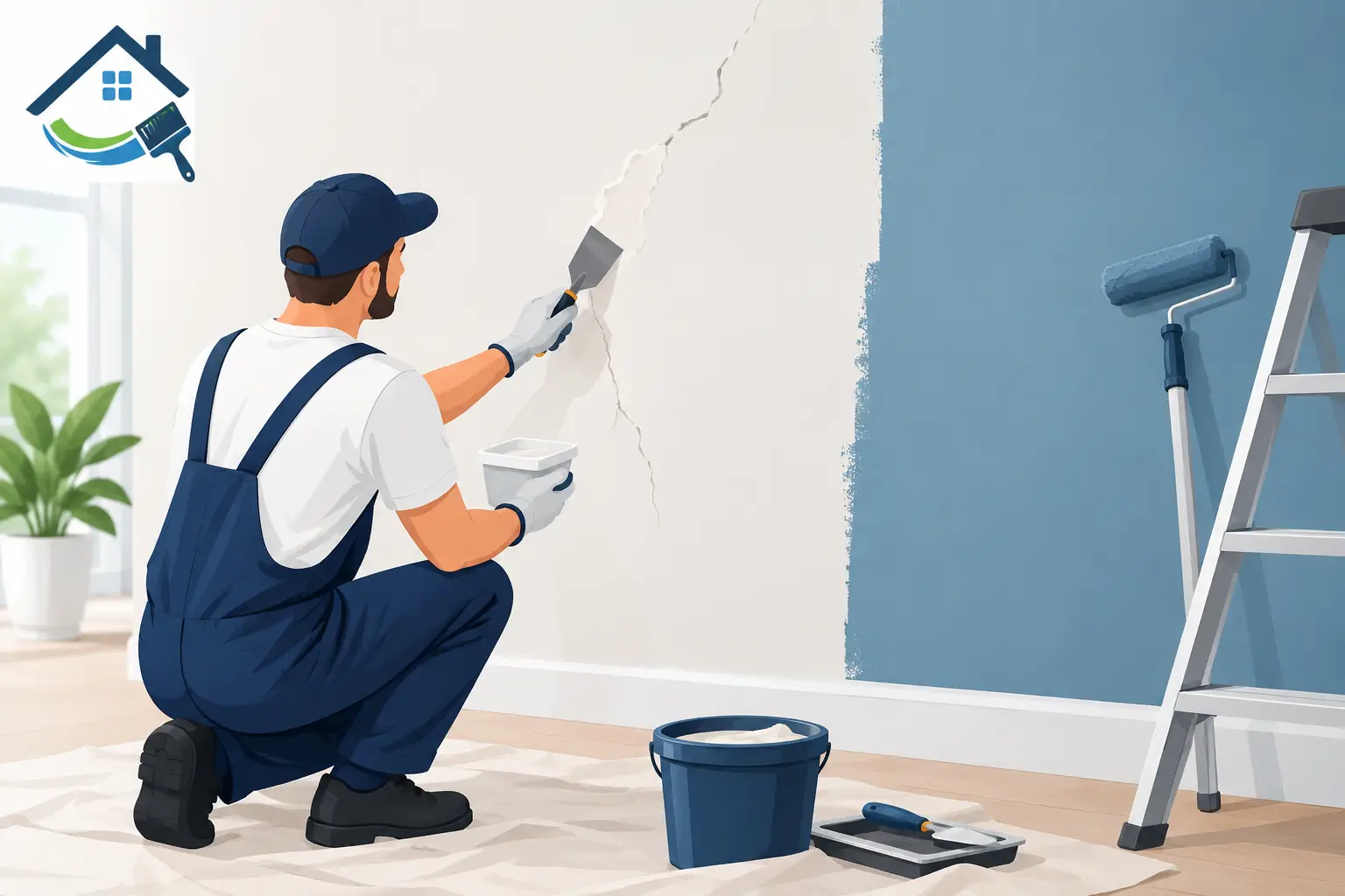 Can Decorators Repair Cracks Before Painting?