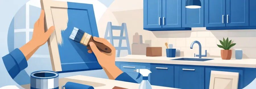 How to Repaint Kitchen Cabinets for Lasting Finish