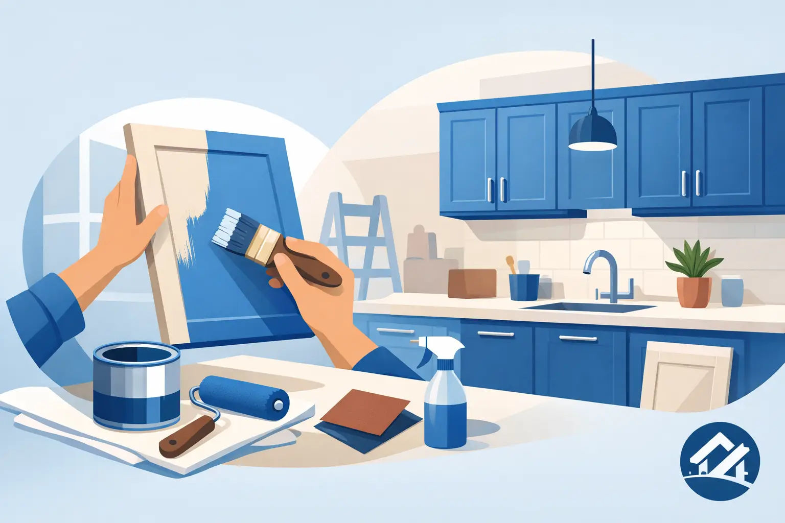 How to Repaint Kitchen Cabinets for Lasting Finish