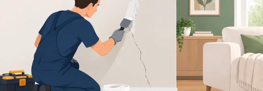 How to Fix Cracked Walls Before Decorating