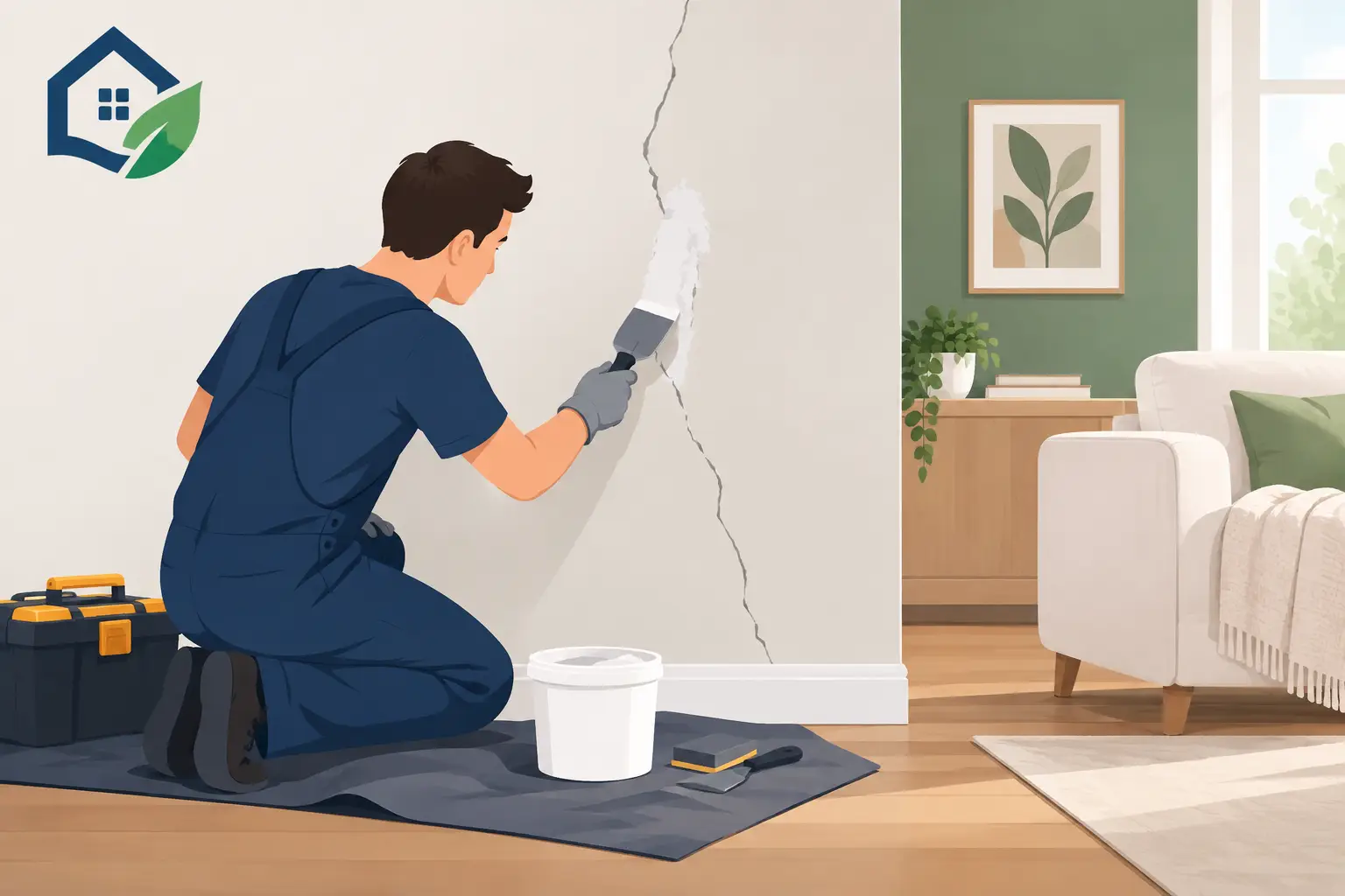 How to Fix Cracked Walls Before Decorating